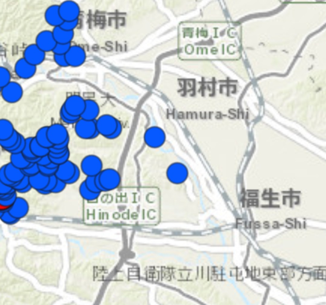 【画像】東京のクマサン、圏央道を普通に越え始める・・・
